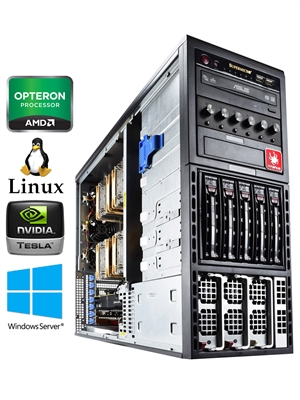 Titan A450-SYS - Quad CPUs AMD Opteron Abu Dhabi 6300 Series HPC Super Workstation PC up to 64 cores
