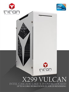X299 VULCAN - Intel Cascade Lake-X Core i9 All Cores Overclocked / 3D Rendering Workstation Computer