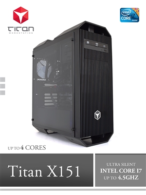 Titan X151 - Intel i7 Kaby Lake Series CAD Modeling Workstation PC up to 4 cores